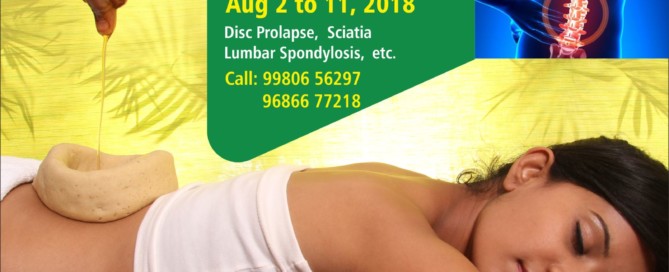 JSS Ayurveda Backache FB Post